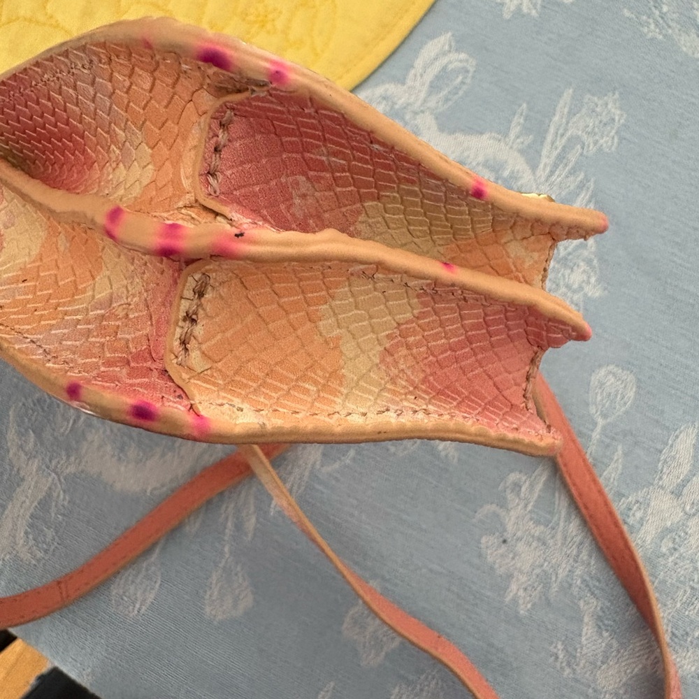 EUC Hammitt 310 Pink Himalayan Snake with brushed gold hardware - Picture 9 of 10